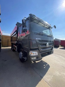 รถบรรทุกหนัก HOWO TX 375 แรงม้า 8x4 ยูโร 2 ดีเซล พวงมาลัยขวา กล้องมองหลัง 30 ตัน Sinotruk 375 371 400 เครื่องยนต์ Weichai มือสอง - Product Image 5