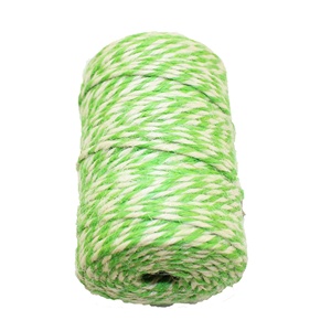 100% material natural ecológica 2 ply 4 ply hilado rayas <span class=keywords><strong>de</strong></span> color <span class=keywords><strong>cuerda</strong></span> <span class=keywords><strong>de</strong></span> yute para jardinería uso - Product Image 1