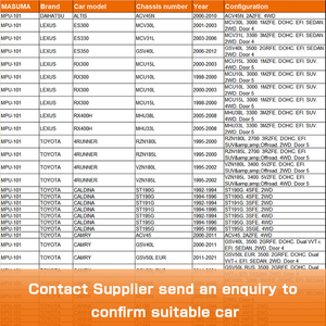 MPU-101 MASUMA Suku Cadang Mesin Mobil Pompa Bahan Bakar Elektrik 23221-46010 23221-0A040 23221-20030 untuk Toyota - Product Image 4