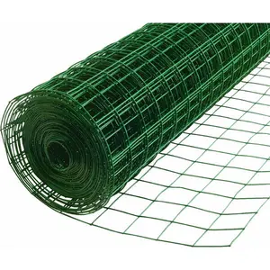 Wholesale 3' 4' 16 gauge PVC Coated Wire Mesh Rabbit Chicken Cage for Poultry Welded Wire Mesh