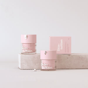 Solutions d'emballage cosmétique personnalisées : pot à crème sous vide premium et flacon pompe double couche - Product Image 1