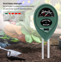Sonde numérique 3-en-1 pour sol, affichage LCD, mesure de l'humidité, de la luminosité et du pH – Meilleure vente en usine
