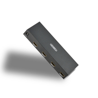 FJGEAR FJ-4K301i 3x1 commutateur HDMI avec télécommande, 3-en-1-Out prend en charge 4K 60Hz Ultra HD, Iron Shell Design PS5 Fire TV ordinateur portable