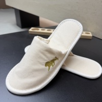 Chaussons d'hôtel jetables biodégradables en gros, en lin fin, semelle en liège, bout fermé, logo personnalisé, OEM
