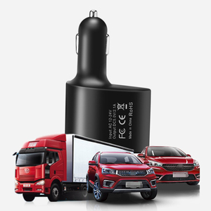 Chargeur de voiture USB portable mains libres avec 3 ports USB, chargeur de voiture USB, allume-cigare - Product Image 6