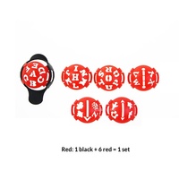 Outil de traçage de lignes à motifs uniques en plastique 6 en 1 pour balles de golf, marqueur de balles de golf, accessoires de golf