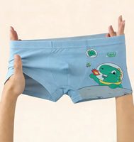 도매 고품질 대나무 섬유 항균 통기성 만화 패턴 남아 스트링 팬티 0-9세 아동 속옷