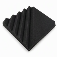 Panneaux muraux insonorisants en mousse acoustique polyuréthane haute résilience, 12 pouces, dalles absorbantes pour studio et salle de musique