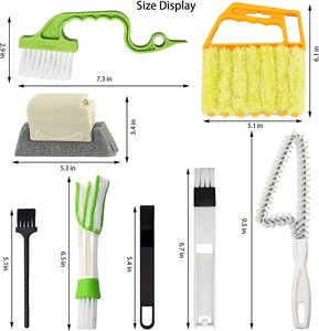 Home Cleaning Supplies Cleaning Tools - Door Window Track Crevice Cleaning Brushes Duster Window Magic <strong>Blind</strong> <strong>Cleaner</strong> - Product Image 2