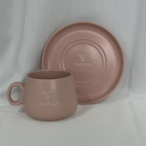 Ensemble tasse et soucoupe à café en porcelaine haut de gamme, style moderne, contrôle qualité strict, écologique, compatible lave-vaisselle et four - Product Image 5