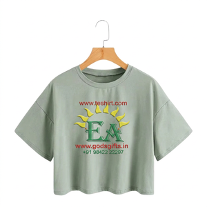 Plus Size Women's <b>Tops</b> Premium Cotton Eco-Friendly Cute Argyle Pattern Breathable Fabric OEM Manufacturer Punk Style Short - Product Image 2