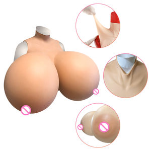 Faux seins géants Silicone ZZZ tasse seins formes jumeaux ventre <span class=keywords><strong>enceinte</strong></span> accessoires pour Drag Queen Crossdresser Cosplay - Product Image 4