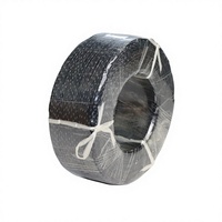 Maßgefertigtes 2-adriges schwarzes paralleles PVC-isoliertes 24 AWG verzinntes Kupfer-Flachbandkabel für Stromversorgung und Haushaltsgeräte