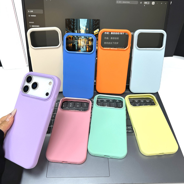 For iPhone 18 17 16 15 Plus Pro Max Magnetic Silicone Case Soft Touch Full-Cover Protective Cover Solid Colors Multiple Options