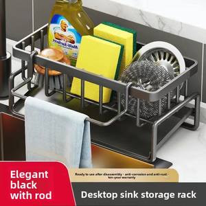 Organizzatore per Materiale da Lavapiatti Porta Spugna per Rubinetto del Lavello da Cucina Accessori per l'Organizzazione della Cucina - Product Image 5