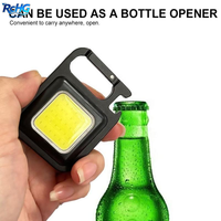 Lampe torche de poche portable en alliage d'aluminium, tire-bouchon, porte-clés, rechargeable par USB, indice de protection IP54, 800 lumens, lumière blanche chaude, mini lampe torche LED