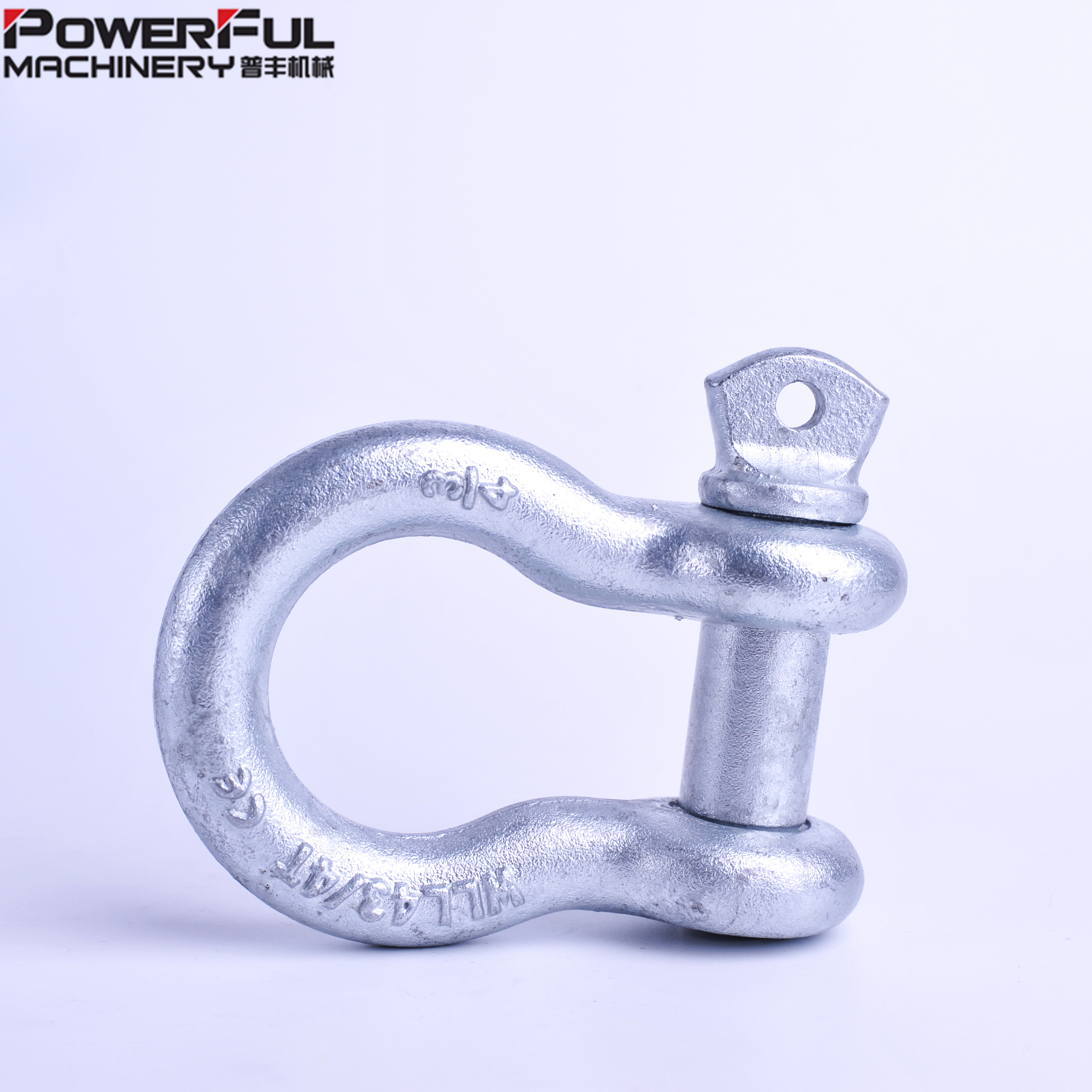 Кованый кованый винтовой штифт G209 типа США с гальваническим покрытием, Якорная Скоба, коэффициент безопасности 4:1, коэффициент безопасности 6:1