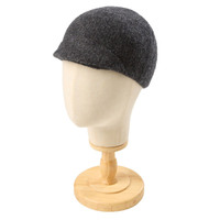Sombrero de Pescador de Lana 100% Pura para Mujer, Estilo Vintage, Elegante, Color Sólido, para Invierno