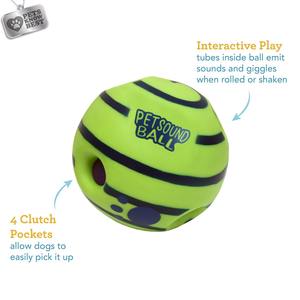 Eğlenceli ve dayanıklı Bite dayanıklı kauçuk köpek ve kedi oyuncak topları ses Pet vokalizasyon sıkıntı kabartma bulmaca komik tarzı - Product Image 6