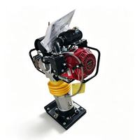 Pilonneuse de sol GX160 de haute qualité, compresseur de type 'Jumping Jack' 90, avec moteur, roulement et pompe, 4-7 CV, pour routes, haute efficacité