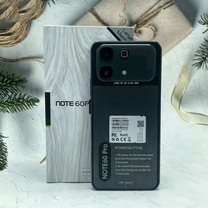 โทรศัพท์มือถือคุณภาพสูง Note 60 Pro รุ่นทั่วโลก RAM 8GB ความจุ 256GB หน้าจอ AMOLED 144Hz แบตเตอรี่ 6500mAh - Product Image 1