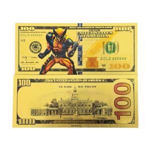 13 Çeşit Sıcak Marvel Animasyonu Altın Varaklı PET Malzemeden Hatıra Banknot Koleksiyonu Zanaat Eşyası (Zarf İçinde) - Product Image 5