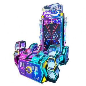 Juegos de Arcade Operados con Monedas Populares, Máquina de Juegos de Arcade Operada con Monedas al por Mayor, Simulador de Tiro Rápido para 2 Jugadores para Parques de Atracciones - Product Image 3