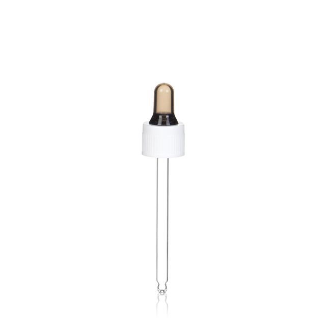 EU-Beauty Plastic Dropper Cap Tamper Evident Coloful Rubber Bulb Silicon Dropper for Glass Bottles