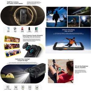 Teléfono Resistente Ulefone RugKing 8GB+128GB IP68/IP69K al por Mayor, Pantalla de 5.99 Pulgadas, Android 15, Resistente al Agua y a Golpes, NFC, OTG, Smartphone 4G - Product Image 4