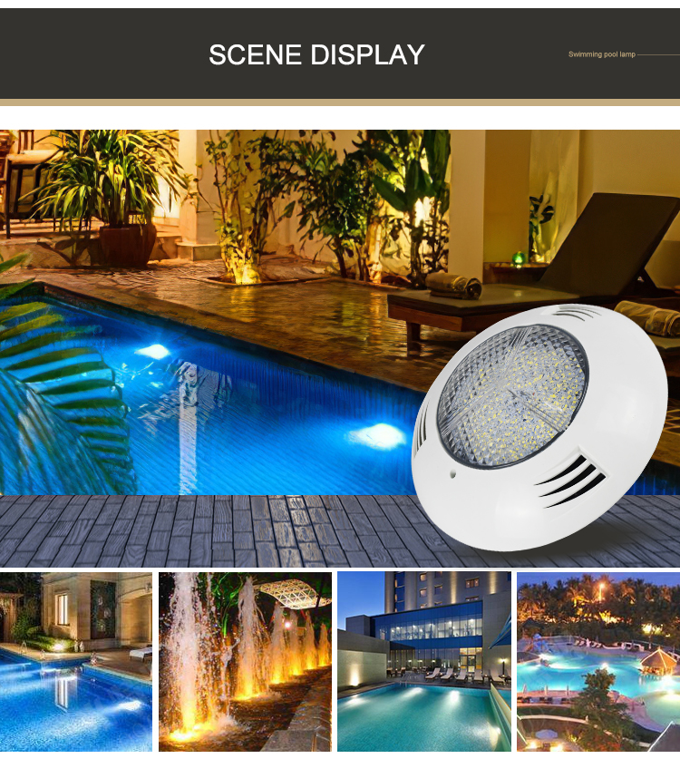 Tadpole Waterproof 18W Rgb Rf Wireless Remote Underwater Lighting Ip68 Color Under Water Led Lights Swimming Pool Lights