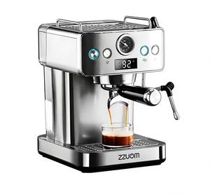 Cafetera Eléctrica Semiautomática Pequeña <span class=keywords><strong>para</strong></span> Uso Doméstico, con Vaporizador de Leche, de Acero Inoxidable, <span class=keywords><strong>para</strong></span> Hogar y Oficina, 3-5 Tazas, 1150W - Product Image 2