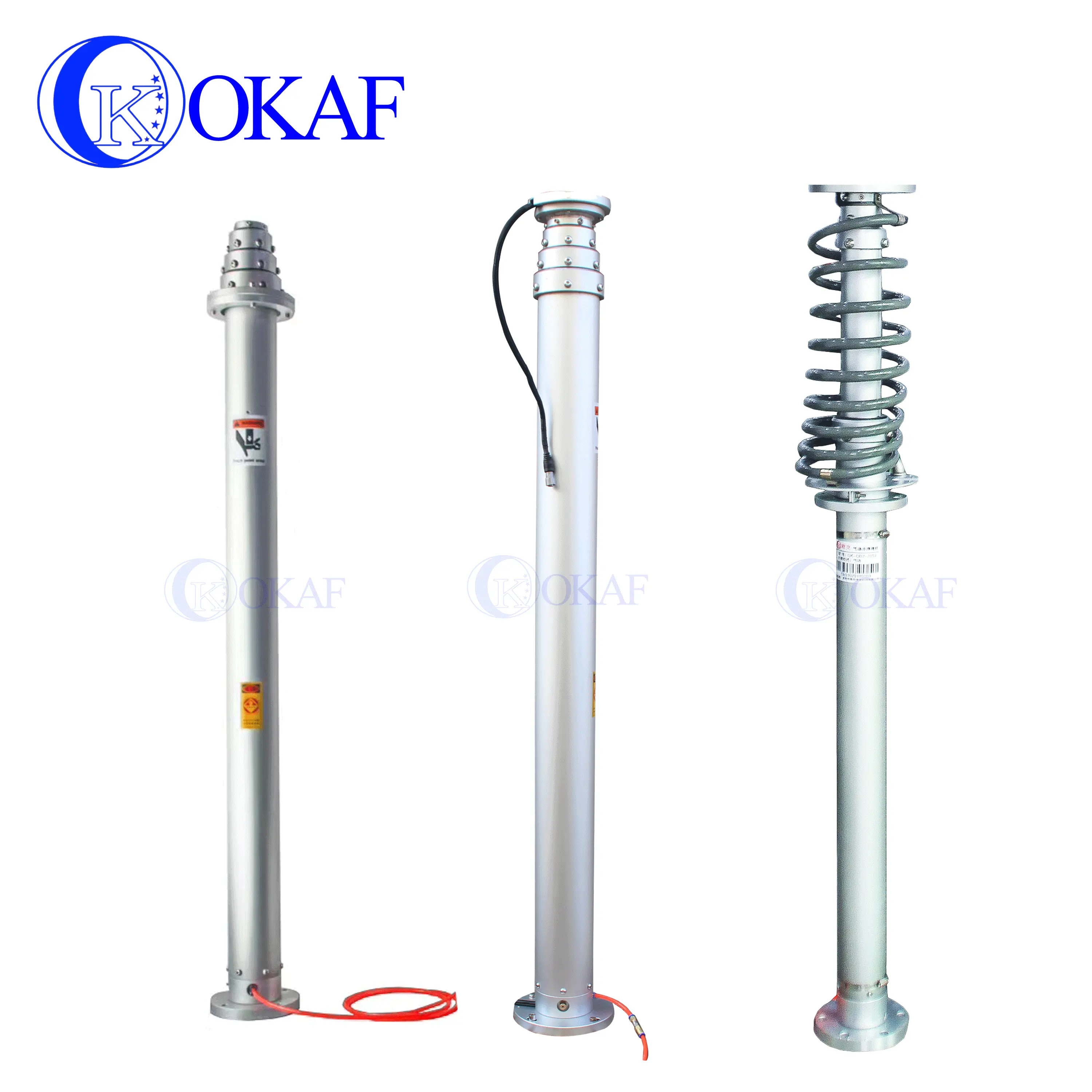 Factory directly sale pneumatic telescopic cctv camera mast outdoor telescopic mast telescoping mast