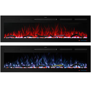 <span class=keywords><strong>Chimenea</strong></span> Eléctrica para el Hogar, Varios Tamaños, 8 Tipos de Llamas Realistas para Sala de Estar, <span class=keywords><strong>Casa</strong></span> o Villa - Product Image 1