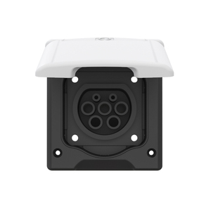 Enchufe de Carga para Vehículos Eléctricos <span class=keywords><strong>ARANA</strong></span> de Plástico ABS con Protección IP44, 230V/32A, Blanco/Negro, Accesorios Exteriores para Autocaravanas y Campers - Product Image 2