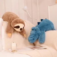 Vente directe en usine d'animaux en peluche doux, poupée Animal pondérée, renard, Crocodile, paresseux, Squishyes, jouet en peluche