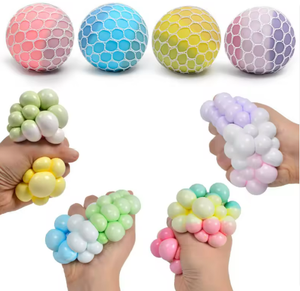 Pelota Antiestrés de Resina Colorida para Apretar, Juguete para Aliviar el Estrés, Grabado/Mecanizado Químico - Product Image 1