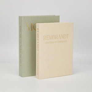 Dos juegos de caja de libros de bronceado de lino, decoración de almacenamiento de absorción magnética, accesorios para el hogar, adornos artesanales de papel - Product Image 2