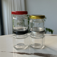 Frasco de Vidrio Redondo de 240 ml (8 oz) con Lados Rectos para Almacenamiento de Alimentos, Especias, Mermelada, Miel, Botella para Conservas con Tapa Metálica Negra