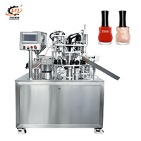 Machine de remplissage et de bouchage rotative pour flacons en verre de liquides, gels, vernis et pâtes de soin des ongles, avec pompe péristaltique, modèle 2026, en promotion