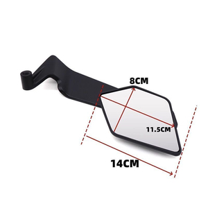 Espejo Retrovisor Universal Modificado para Motocicleta con Luz de Señal de Giro, Kits de Espejos Retrovisores Ajustables, Espejo Giratorio Tipo Ala de Viento - Product Image 3