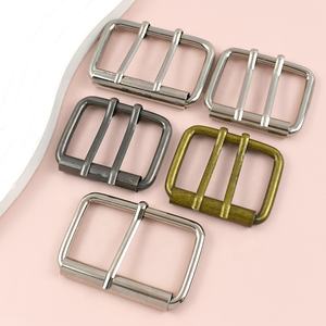 MeeTee BF274 Double Pin gesper rol logam paduan perangkat keras untuk tas kulit tali dapat disesuaikan memanfaatkan perlengkapan kerajinan grosir - Product Image 3