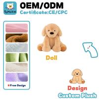 Juguetes de Peluche para Perros Personalizados por el Fabricante, Lindos y Suaves, Alivian el Estrés, Bordados, de Algodón PP, con Certificación CPC y CE, OEM, ODM, Logotipo Personalizado