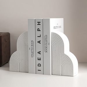 TONGO Modern Simple Bookends Ornaments Wine Cooler Living <strong>Room</strong> Entryway Ceramic Bookcase Desktop <strong>Book</strong> Stand Home Decorations - Product Image 1