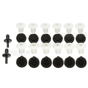 Juego de 26 Clips de Fijación para Paneles Interiores de Puerta de Coche, para Land Rover Defender, Blanco y Negro - Product Image 2