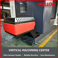 Centre d'usinage vertical CNC VMC855, fraiseuse CNC avec contrôleur Fanuc, broche taïwanaise, guidage linéaire