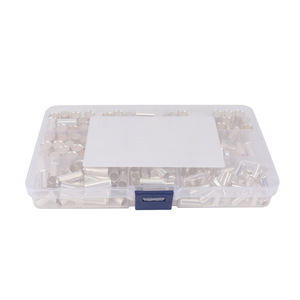 QIHUI Crimp Connector <b>Terminal</b> Kit 200Pcs Silver Plated Copper EN35-16 EN25-16 EN16-18 EN10-15 Wire Gauge Connectors - Product Image 2