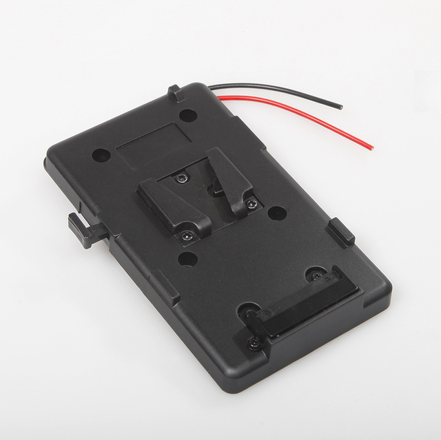 V-Mount V-Lock Battery Backplate Adapter for DSLR Camera Video Light BP Type Power Supply Adapter with AC Output