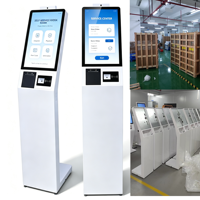 Kiosco de pie TouchWo de 15.6, 21.5 y 32 pulgadas con RK3588, Android 11, pantalla táctil de 10 puntos, impresora térmica FHD, escáner QR y SDK