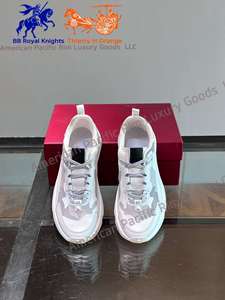 Zapatillas de Skate Clásicas de Marca de Lujo 2024, Zapatillas de Cuero de Lujo de Alta Moda para Hombre y Mujer, Diseño Robusto, Estilo Valentino - Product Image 3