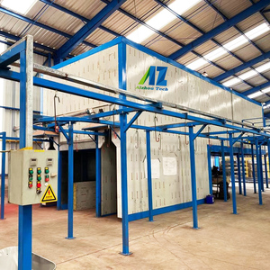 Tự động nhôm hồ sơ bột phun sơn phù hợp với nước sấy lò gas Burner và tự động Băng tải dòng - Product Image 2